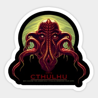 Cthulhu for President Sticker